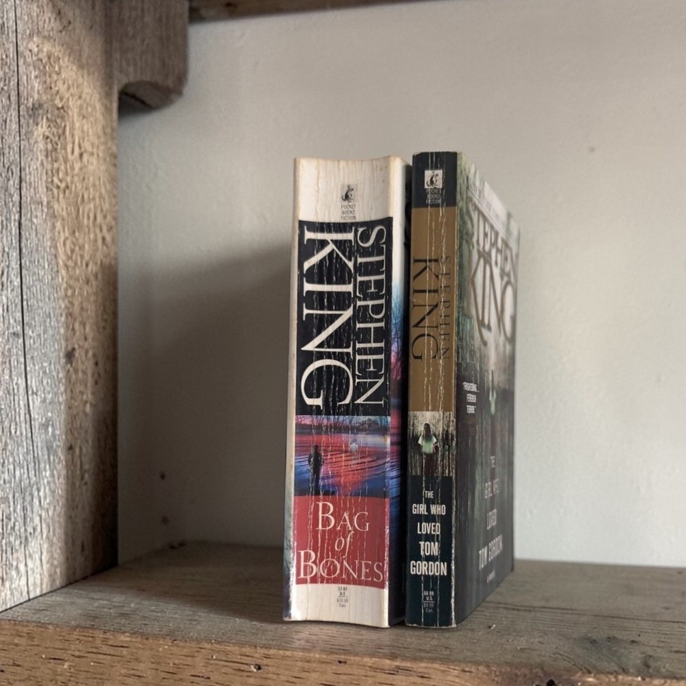 Stephen King Bag of Bones &‎ The Girl Who Loved Tom Gordon Paperback Books